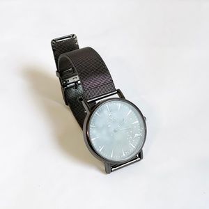 NEW Outcarb Black Stainless Steel Womens Watch